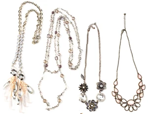 Collares de Moda - Lote de 4 Collares de Cuentas y Colgantes - 1 Loft Firmado - Imagen 1 de 3