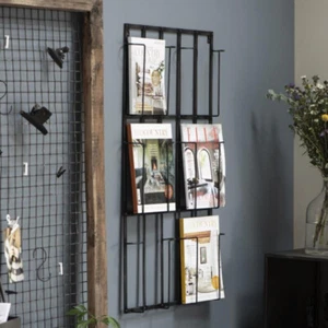 IB LAURSEN WALL MOUNTED MAGAZINE HOLDER WITH 6 SECTIONS - Picture 1 of 3
