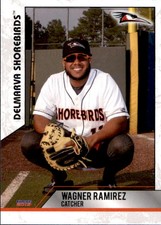 2019 Delmarva Shorebirds Choice #27 Wagner Ramirez Dominican Republic DR Card