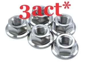 Tuerca de brida de piñón de paso de titanio/Ti M10 x 1,5 mm 5 piezas - Honda Suzuki Yamaha - Imagen 1 de 1