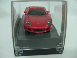 RC NIKKO RED PORSCHE CARRERA GT R/C BRAND NEW ENCLOSE SHOW CASE 1/32 SCLE 6INCH - Imagen 1 de 4