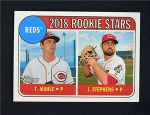 2018 Topps Heritage Base #339 Tyler Mahle Jackson Stephens RC