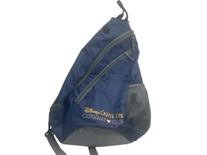 Disney Cruise Line Castaway Club Sling Shoulder Bag Backpack Crossbody Bag Blue - Picture 1 of 14