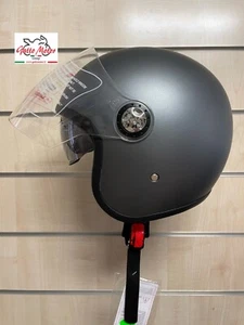 CASCO MOTO SCOOTER CASCO DEMI JET CON DOPPIA VISIERA GRIGIO MISURA M 57-58 CM - Foto 1 di 6