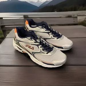 Fila 91175 1SR20565-085 Sneakers Uomo Argento - Arancione Nero Taglia 12 Nuove Senza Scatola - Foto 1 di 8