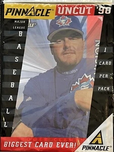 Pinnacle Toronto Blue Jays Roger Clemens HUGE 18x13 Uncut Baseball Card New - Picture 1 of 6