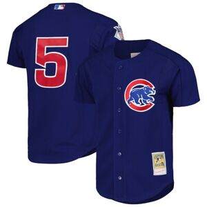 Chicago Cubs Nomar Garciaparra #5 Mitchell & Ness Royal 2005 Authentic BP Jersey