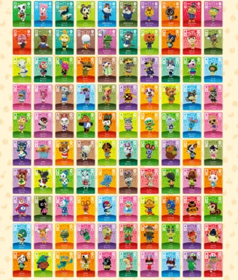 101-200 Animal Crossing 2 New Horizons Amiibo Card NS Switch 3DS scheda gioco