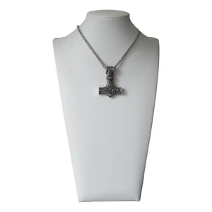 Mjölnir Halskette Thor Wikinger Schmuck Skandinavien 304 Edelstahl Modeschmuck - Bild 1 von 2