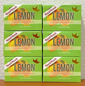 6er-Pack Royal Touch Zitrone Teint Seife 4,41oz (125g) pro Stück - KOSTENLOSER VERSAND! - Bild 1 von 3