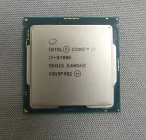 Intel Core i7-9700K CPU LGA1151 3.6GHz 95W Support ASUS ROG Strix Z390-I Gaming - Picture 1 of 3