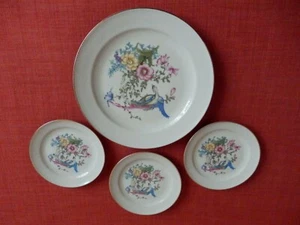 Rosenthal Porzellanmanufaktur, Gebäck-Teller-Set 4-teilig, 1934-1957, Serie 1627 - Bild 1 von 10