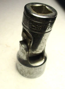 Snap on FS22 3/8" Drive 6 Point SAE 11/16 Shallow Universal Swivel Socket USA - Picture 1 of 2