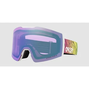 Oakley Caer Line M Bengal Blanco Prizm Nieve Iced Iridio Máscara Ski Snowboar - Picture 1 of 2