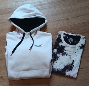 Abercrombie Gr. S Starkes Set Pullover Kaputze Hoody und T-Shirt - Bild 1 von 5