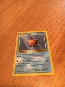 Juego básico de cartas Pokémon Starmie 64/102, nuevo de lote antiguo - Imagen 1 de 1
