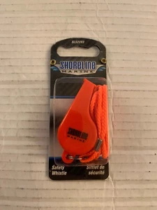 Shoreline Marine SL52283 Safety Whistle, Orange, with Lanyard | New - Picture 1 of 2