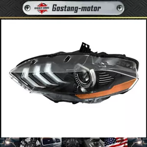 Headlight Assembly LED DRL For 2018-2020 Ford Mustang Headlamps Left/Driver Side - Bild 1 von 12
