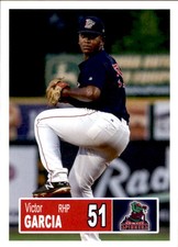 2018 Lowell Spinners Grandstand #17 Victor Garcia Dominican Republic DR Card