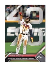 Ronald Acuna Jr. - 2023 MLB TOPPS NOW® Card 927 1st In History 40 Hr And 70 SB🔥
