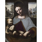 Leonardo Da Vinci Virgin And Child Painting Canvas Wall Art Print Poster