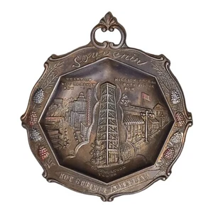 Vintage Hot Springs Arkansas Souvenir Aschenbecher/Schmucktablett Made in Japan - Bild 1 von 3