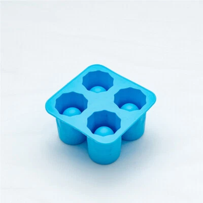 Bandeja para hacer galletas de gelatina molde para congelar vidrio cubo de hielo tiro tiradores de silicona fiesta# Foto 1 de 4