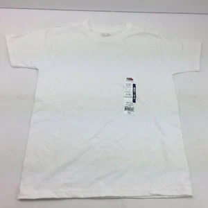 Fruit Of The Loom Boys Crew Neck White Short Sleeve T-Shirt Top Small 6-7 - Picture 1 of 5