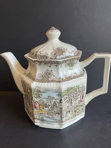 Vintage Kensington Shakespeare Teapot – Ironstone, England Ironstone EUC - Imagen 1 de 7