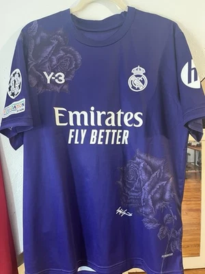 Camiseta de fútbol Adidas Real Madrid Y-3 Emirates Fly Better Foto 1 de 2