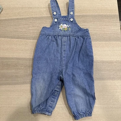 Mono Healthtex Vintage 12 Meses Bebé Jogger Tobillo Margarita Abeja Bordado  Foto 1 de 4