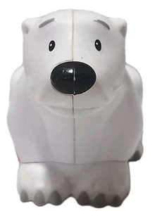 Fisher Price Little People Zoo Tier Figur Eisbär Artic Wildlife Pretend - Bild 1 von 7