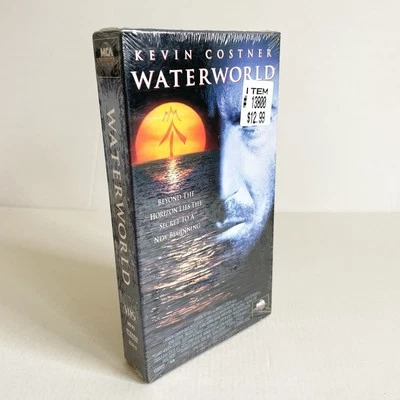 Waterworld VHS 1995 - New - Sealed - Universal Kevin Costner Dennis Hopper - Image 1 of 4