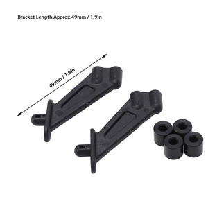 RC Auto Heckflügel Halterung schwarz Kunststoff hochfest Ersatz RC Car hinten - Bild 1 von 22