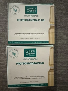 2 X Ampollas de Suero Facial MartiDerm The Originals Proteos Hydra Plus, 10 cada una - Imagen 1 de 3