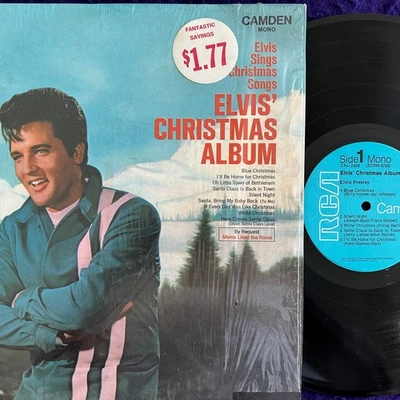 ELVIS PRESLEY Christmas Album '70 RCA Camden CAL 2428 Mono SHRINK Turquoise NM - Image 1 of 4