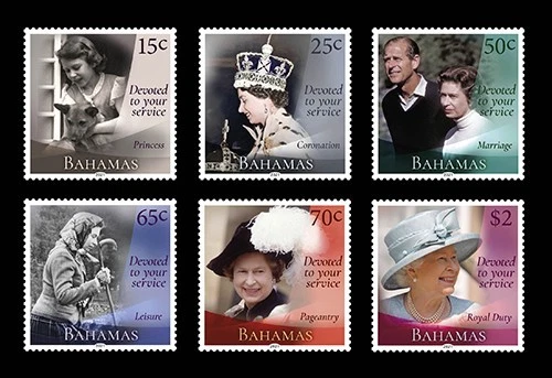 Bahamas 2021 - Cumpleaños Reina Isabel II - Juego de 6 estampillas - MNH Foto 1 de 1