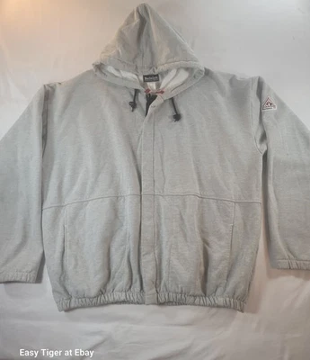 Bulwark GREY protective apparel jacket XL Flame Resistant Arc Rating 20 CAL CMP - Image 1 of 4