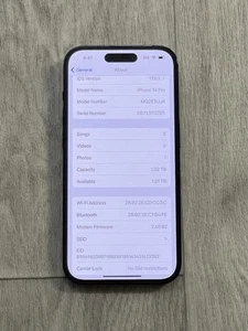 Apple iPhone 14 Pro - 1TB - Black - (Unlocked) - Picture 1 of 6