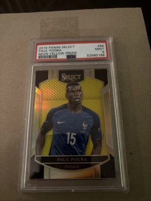 2016-2017 Euro Select Paul Pogba Blue prizm  096/299 #86 France  - Image 1 of 2