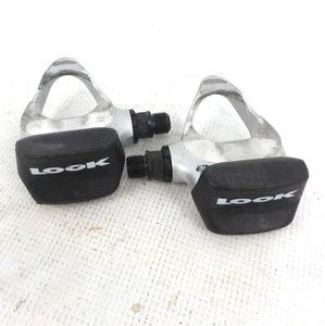 LOOK PP237 PEDALS Clipless Silver 418g Road Bike 9/16" France - Picture 1 of 4