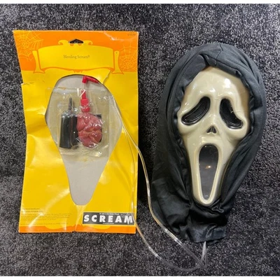 Bleeding Scream Mask Original 1997 Miramax Films Fun World New in Package - Image 1 of 4