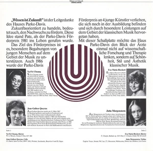 BACH Solo Cello Suite B.1010 QUEYRAS / YSAYE Violin Sonata 2 MORGENSTERN 1986 NM - Bild 1 von 3