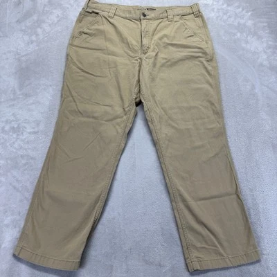 Carhartt Pants Men 36x30 Beige Relaxed Fit Canvas Workwear Utility Construction - Image 1 of 4