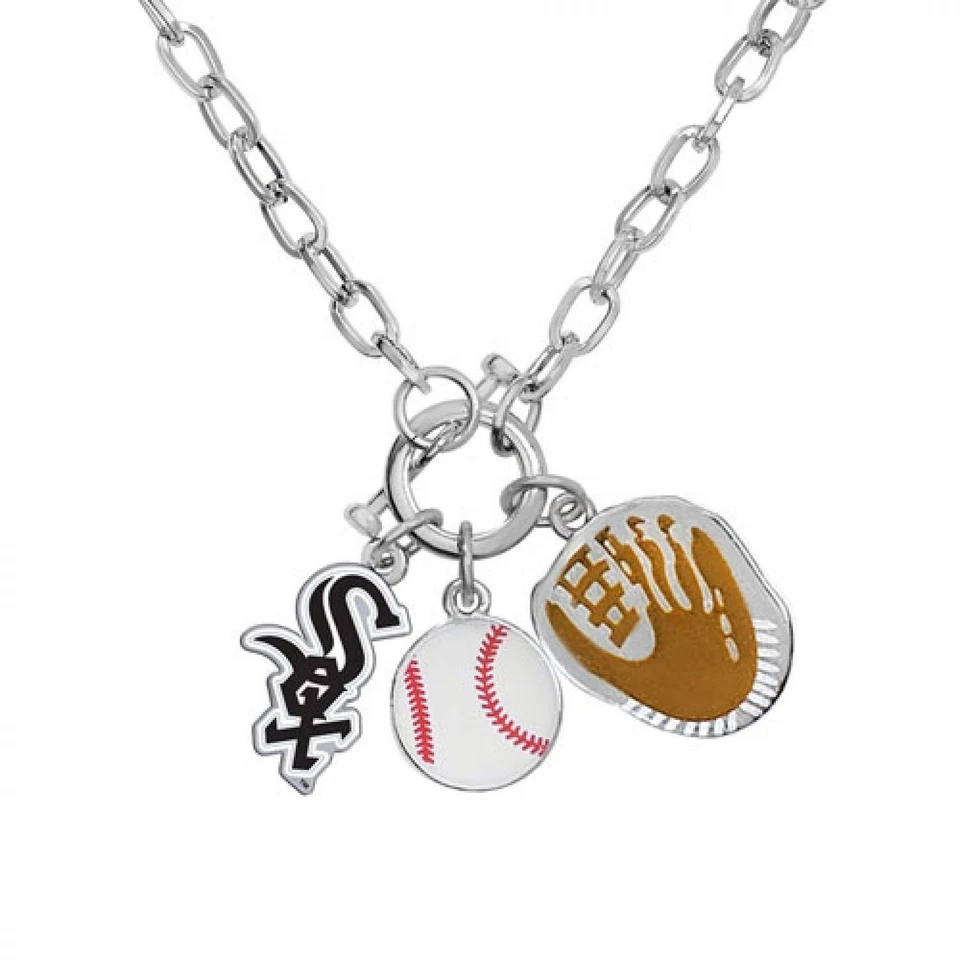 Chicago White Sox MLB Ladies Charm Necklace - Image 1 of 1