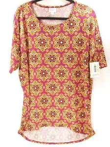 Camicia tunica casual nuova con etichetta LuLaRoe Irma donna taglia M multicolore fantasia floreale - Foto 1 di 9