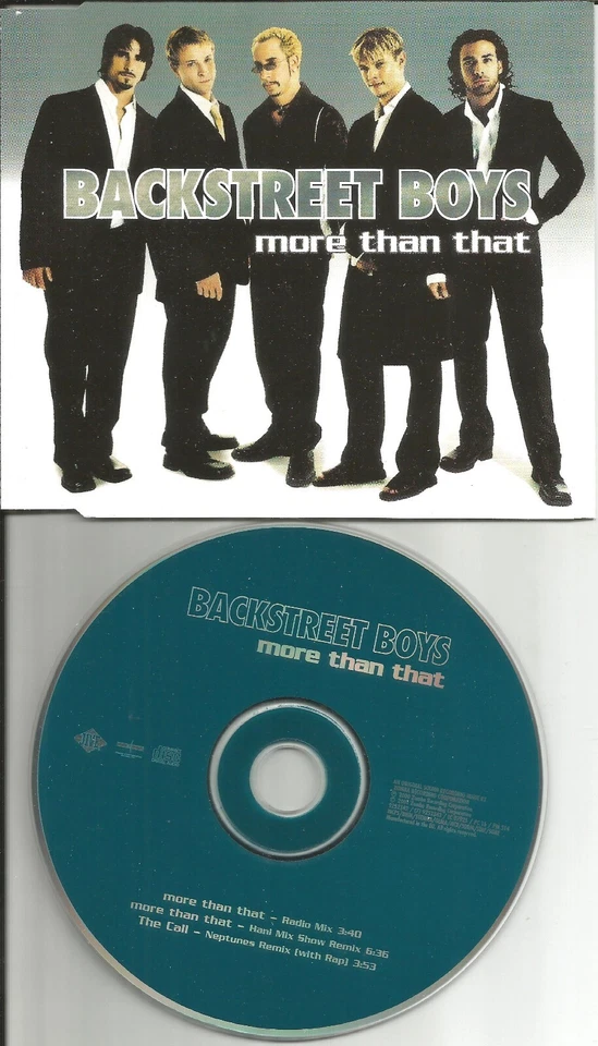 BACKSTREET BOYS w/ NEPTUNES More than that & the Call MIXES CD single USA Seller Foto 1 de 1