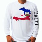 Haitian Flag Haiti Fishing Boat Sport Long Sleeve Upf 30 T-Shirt Uv Protection