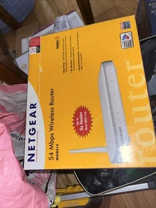 Netgear 54 Mbps Wireless Router 5x Faster WGR614 White Easy Setup Support NEW - Picture 1 of 1