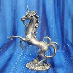 Tänzelndes Einhorn Zinnfigur hergestellt in den USA James Lane Casey - Bild 1 von 12